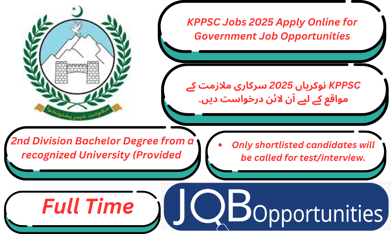 KPPSC Jobs 2025 – Apply Online for Government Jobs in KPK