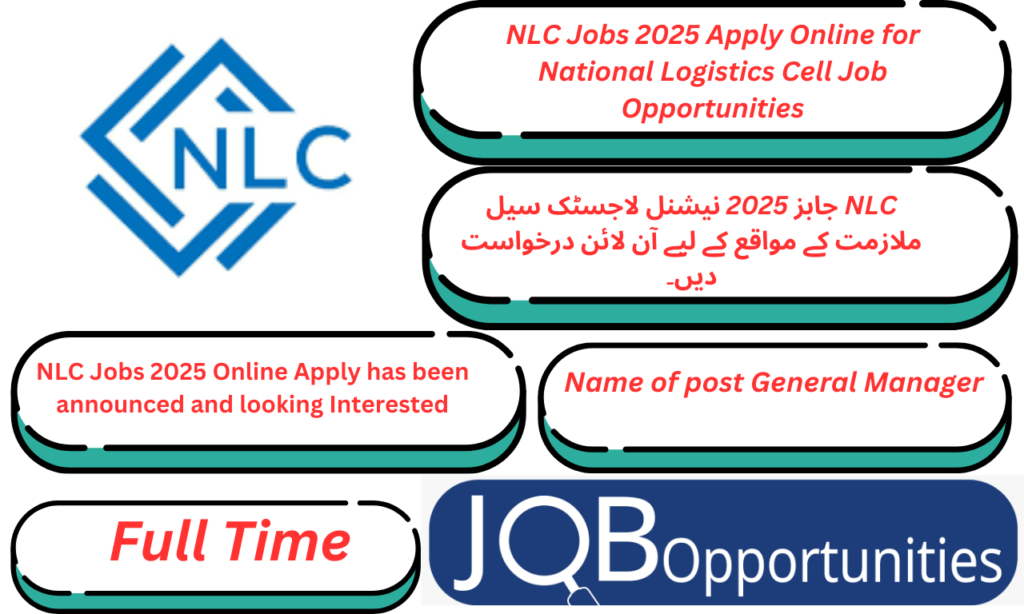 NLC Jobs 2025 Apply Online for National Logistics Cell Job Opportunities