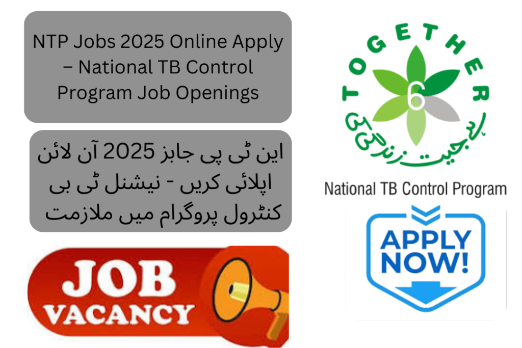 The National TB Control Program (NTP) has officially announced the latest job openings for 2025