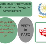 PAEC Jobs 2025 – Apply Online for Pakistan Atomic Energy Job Advertisement