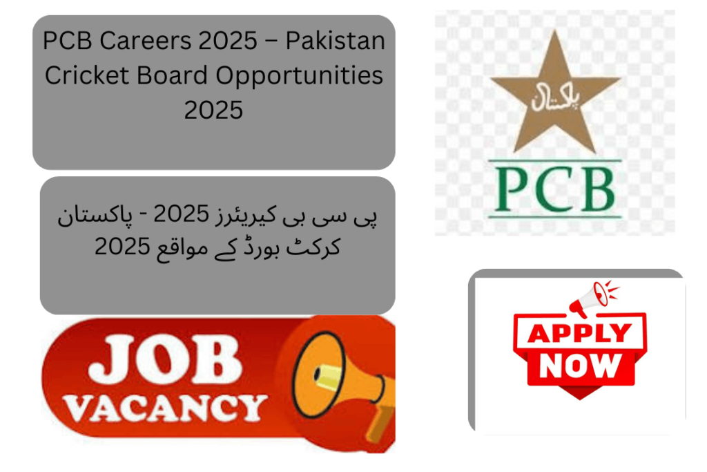 Pakistan Cricket Board (PCB) has officially announced job openings for August 2025. These vacancies have been advertised, and applications from qualified and dedicated individuals are now being accepted.