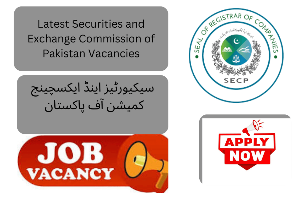 The Securities and Exchange Commission of Pakistan (SECP) has officially announced job openings for 2025 through a public advertisement. Applications are invited from eligible and qualified candidates who meet the specified criteria