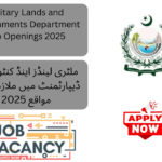 Military Lands and Cantonments Department Job Openings 2025