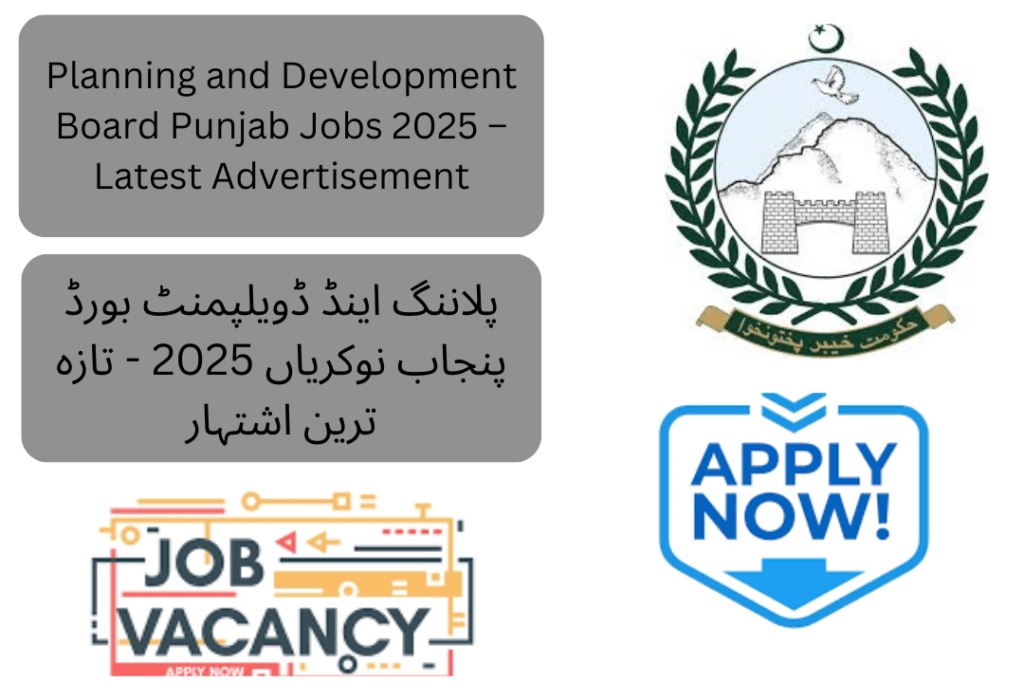 Planning and Development Board Punjab Jobs 2025 – Apply now for government job vacancies in Punjab’s development sector. Opportunities available for qualified candidate