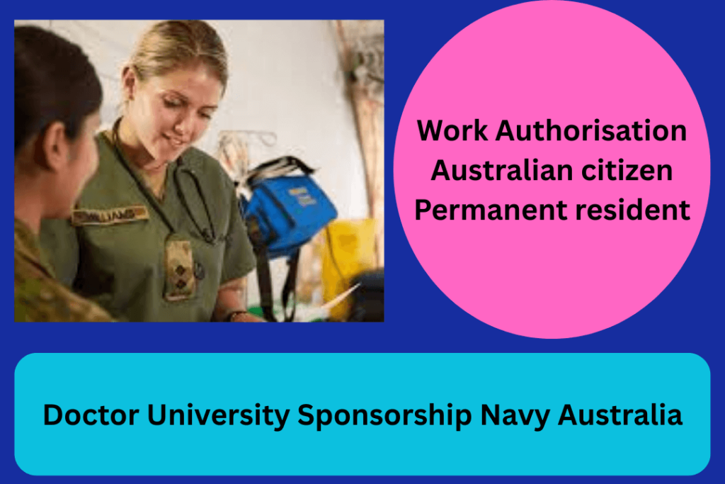 Doctor University Sponsorship Navy Australia
