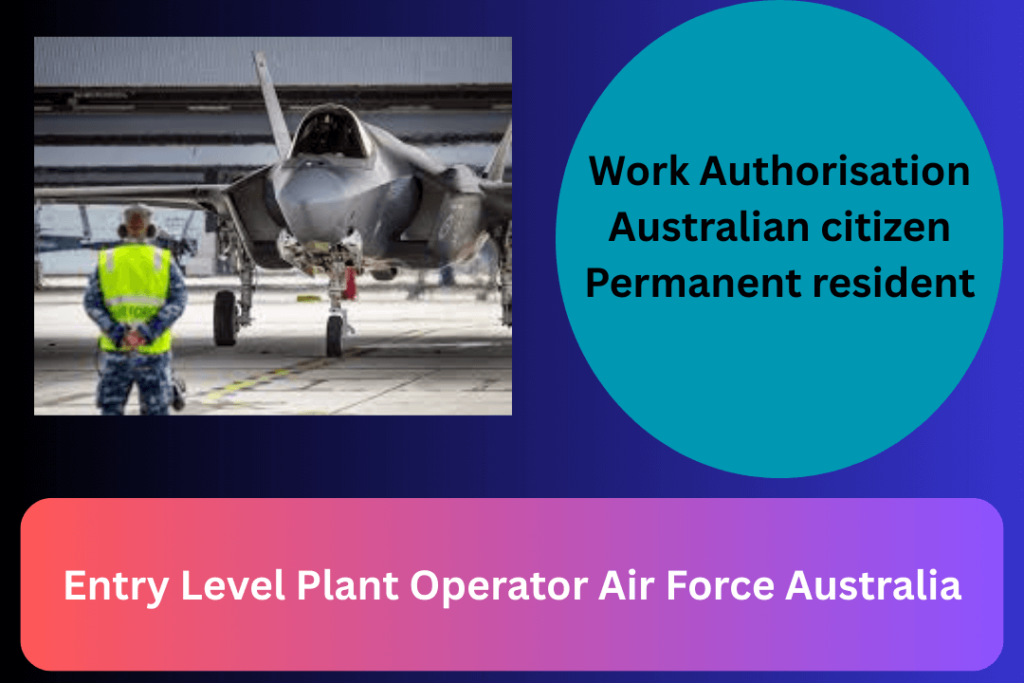 Entry Level Plant Operator Air Force Australia