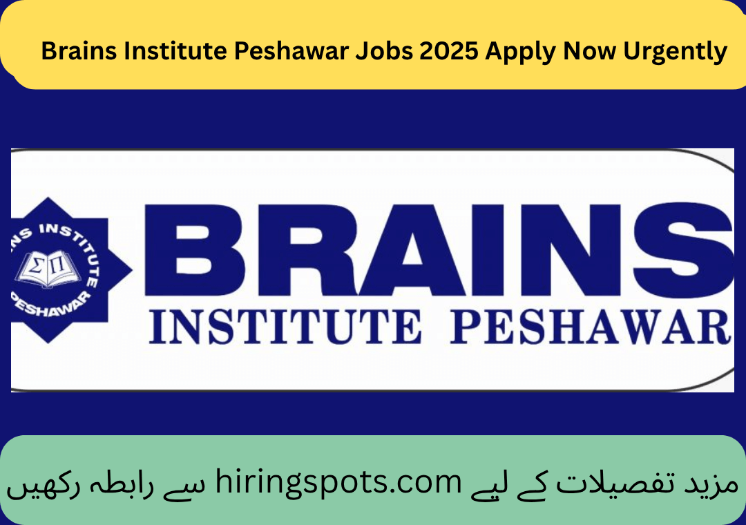 Brains Institute Peshawar Jobs 2025 Apply Now Urgently