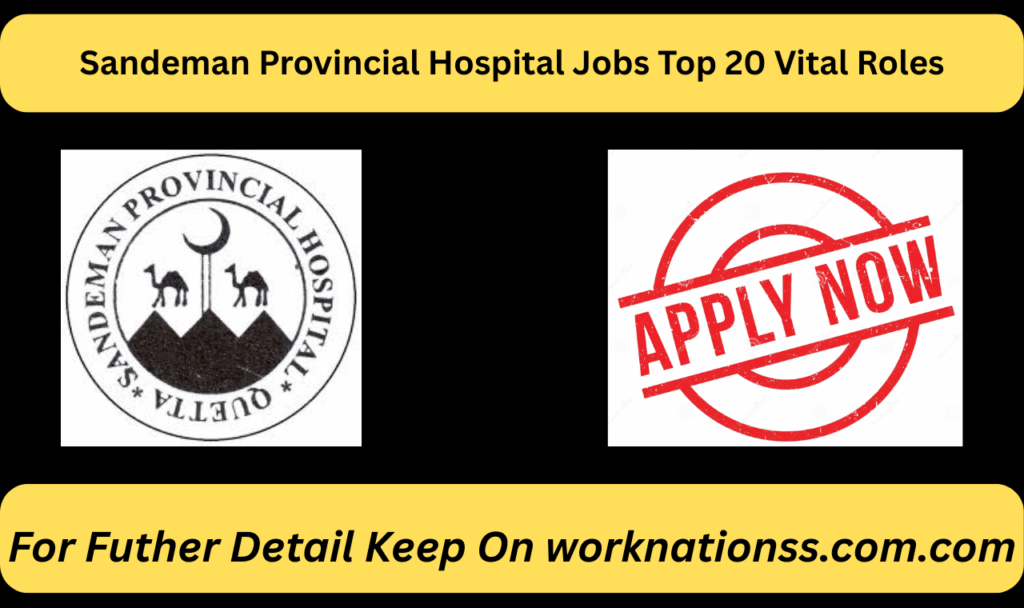 Sandeman Provincial Hospital Jobs Top 20 Vital Roles